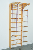 Wooden Sport Ladder Set w/ Rope Attachments for Kids and Adults - $389.00