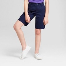 Girls&#39; Chino Uniform Shorts - Navy 7 - $27.99