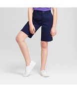 Girls&#39; Chino Uniform Shorts - Navy 7 - £21.25 GBP