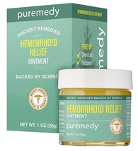 Puremedy Unscented Hemorrhoid Relief Homeopathic Salve, 1 Ounce - €16,14 EUR