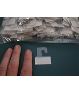 Small Business products: 100 Brand New Retail Peg Hanger Hook Tags w/ Glue Strip