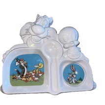 90s Vintage Bugs Bunny Sylvester Tweety Kids Divided Dish Plate Melamine... - $34.21 CAD