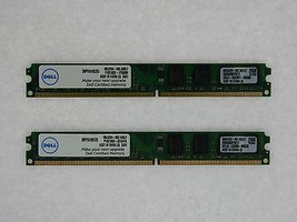 Dell 4GB (2GBX2) Desktop Memory PC2 6400 800MHz NON-ECC DDR2 SNPYG410C/2G New - £23.58 GBP