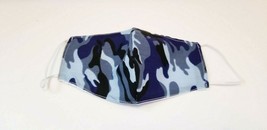 HANDMADE Camo Blue NEW camouflage Adult Teen military FACE COVER MASK WA... - £1.74 GBP