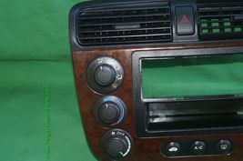 01-05 Acura EL Honda Civic Radio Bezel AC Control Dash Vents WoodGrain Trim image 4