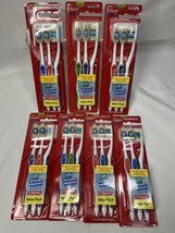 (7) Colgate Medium 341 Extra Clean  Tip Bristles Toothbrush 3ea Value Pack - £17.56 GBP