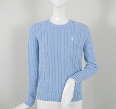 NEW! Polo Ralph Lauren Classic Crewneck Cable Knit Womens Sweater!  4 Colors - £47.95 GBP