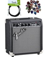 Black Bundle Of The Fender Frontman 10G Guitar Combo Amplifier With Cabl... - £112.69 GBP