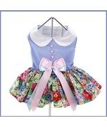 NWT Doggie Design Floral Multi-Color Pearl Harness Dress with Matching L... - $23.95