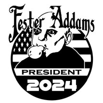 Uncle Fester For President sticker VINYL DECAL Addams Family Values Gomez - £5.59 GBP