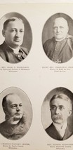 Notable Wisconsin Men of 1901 CHURCH MEN Grafton Lester Titsworth Nicholson D0 - £8.83 GBP