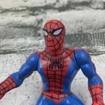 1995 Marvel Spider Man Action Figure Articulated Red Blue Super Hero Vintage - $8.90