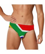 Mondxflaur South Africa Flag Swim Briefs Sexy Swimming Trunks Quick Dry Athletic - $19.99