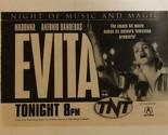Evita Vintage Tv Guide Print Ad Madonna Antonio Banderes TPA23 - $5.93