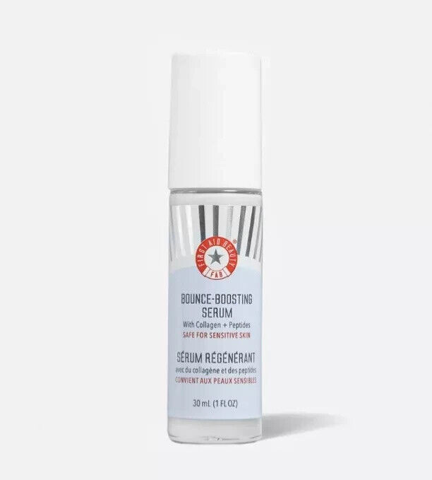 First Aid Beauty Bounce Boosting Serum with Collagen & Peptides 1 oz 30ml fab