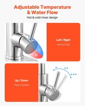 VEVOR Single Handle Sink Faucet Brushed Nickel Pull-Down Kitchen Sink Fa... - €93,75 EUR