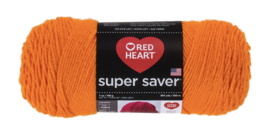 Red Heart Super Saver Yarn, Pumpkin, 7 Oz. Skein - $7.95