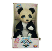 Vintage 1994 Ed Kaplan Talking Zoo Borns Baby Panda Bear In Original Box Toy - £105.55 GBP
