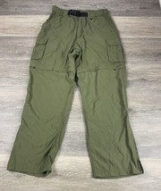 Boy Scouts Pants Womens Large 29” (29x28) Cargo Convertible Zip Off Swit... - £17.69 GBP