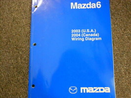 2004 Mazda6 Electrical Wiring Diagram Troubleshooting Manual EWD EVTM New OEM - £119.87 GBP