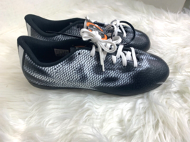 Adidas Boys Sz 5.5 Fxg Baseball Soccer Football Cleats Black White M29591 - $29.69