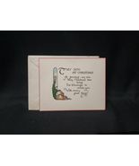 Unused Early 1900&#39;s Christmas Greeting Card &amp; Envelope &quot;To My Son At Chr... - $16.20 CAD