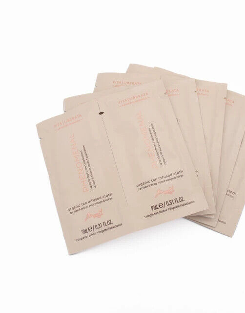 4 Pack ( 2x pk)Vita Liberata Phenomenal Tan Infused Cloths   9ml / 0.31oz - $20.69