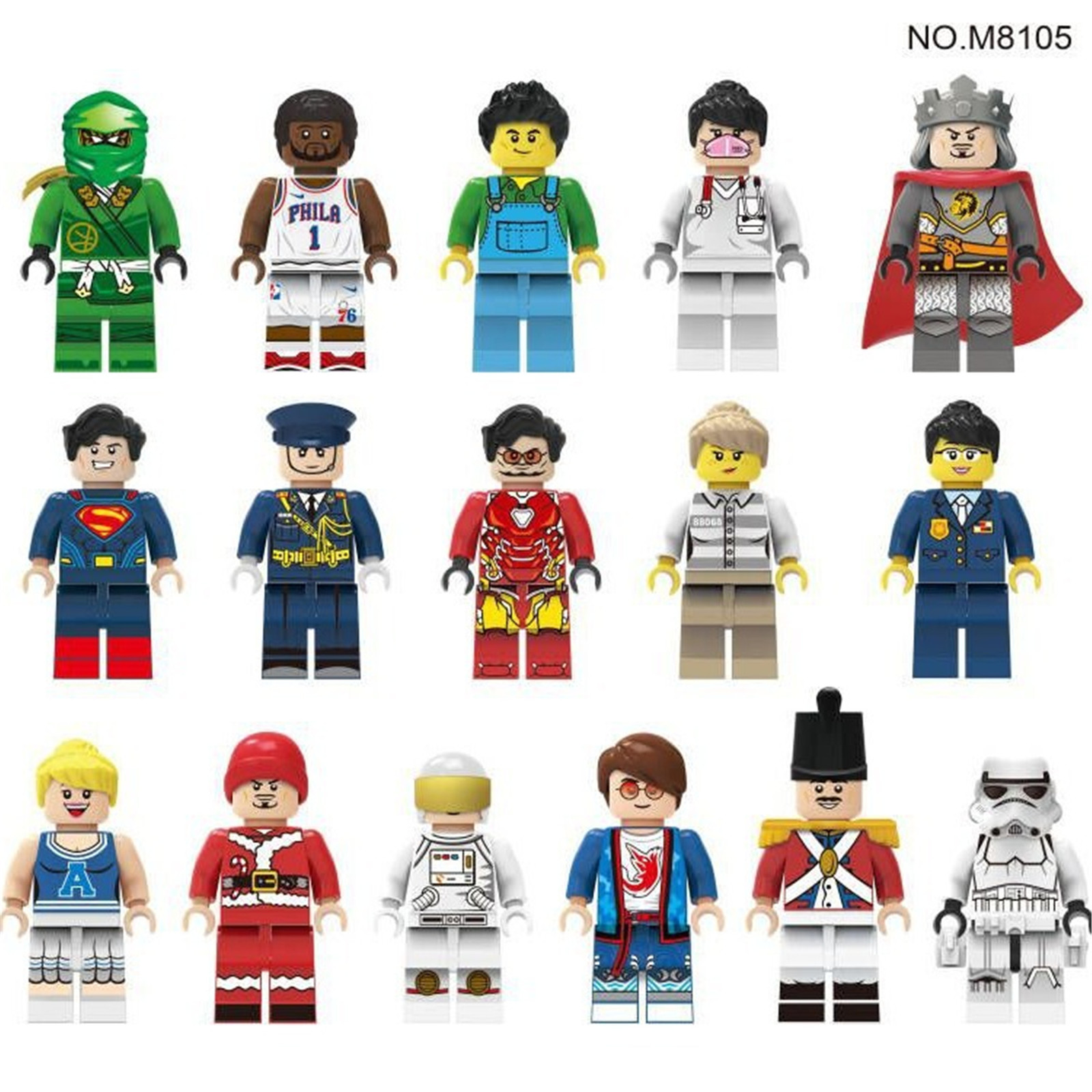 Primary image for 16PCS/Set Professional Worker Series Construction Doll Mini LEGO Toy Gift