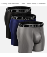 Mens Underwear Briefs 3 Pack,BULLIANT Mesh Athletic Sports Boxer Briefs ... - €21,55 EUR