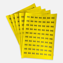Special Delivery  Labels Yellow Flash Postage Stickers &#39;Saturday Guarant... - $1.72+