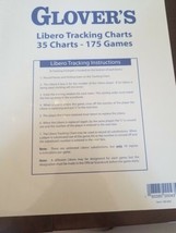 Glover&#39;s Libero Tracking Charts 35 Charts - 175 Games - £35.81 GBP