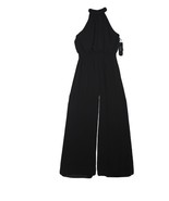 Women Jumpsuit MSK Womens Sleeveless Halter Jumpsuit Size Medium Black - $43.42 CAD