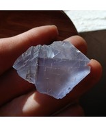 Flawless Cubic Fluorite, 29.3g Exhibiting Calcite Druzy AAA 2.2&quot; - £16.04 GBP