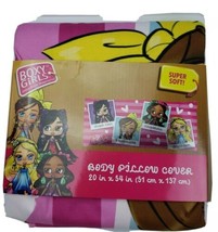 Boxy Girls Body Pillow Cover Super Soft (20 inches x 54 inches) NEW  - $10.49