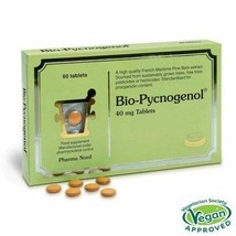 Bio-Pycnogenol 40mg  maritime pine bark Pinus pinaster Tablets Pharma No... - $54.57