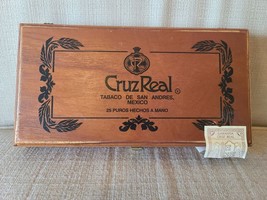Vintage Cruz Real Cigar Box - Vintage Tabaco De San Andres Mexican Cigar... - $6.16