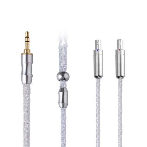 5N Sterling silver 3.5mm Audio Cable For Sennheiser HD800 HD800S HD820 HD8XX  			