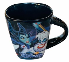 Walt Disney Mug Cup vtg Disneyland Maleficent Cruella Evil Queen Heart U... - £27.65 GBP