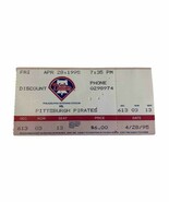 April 28, 1995 Pittsburgh Pirates @ Philadelphia Phillies Home Opener Ph... - €10,42 EUR