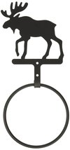 Village Wrought Iron Moose Towel Ring Towel Rack - $18.96