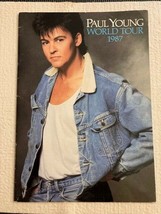PAUL YOUNG WORLD TOUR 1987 PROGRAM BOOK - £7.38 GBP