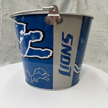 Detroit Lions Stainless Painted Beer Buckets Full Wrap NFL Official Merch - $29.02