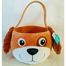 Easter Basket - Adorable Brown Puppy -Soft! Floppy Ears! 7&quot; wide x 6&quot; de... - $8.86