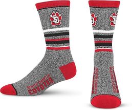 University of South Dakota Coyotes Crew Socks Men's Large for Bare Feet ... - $11.86