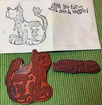 Hope Your Tail Rubber Stamp Set #u2 - £5.05 GBP