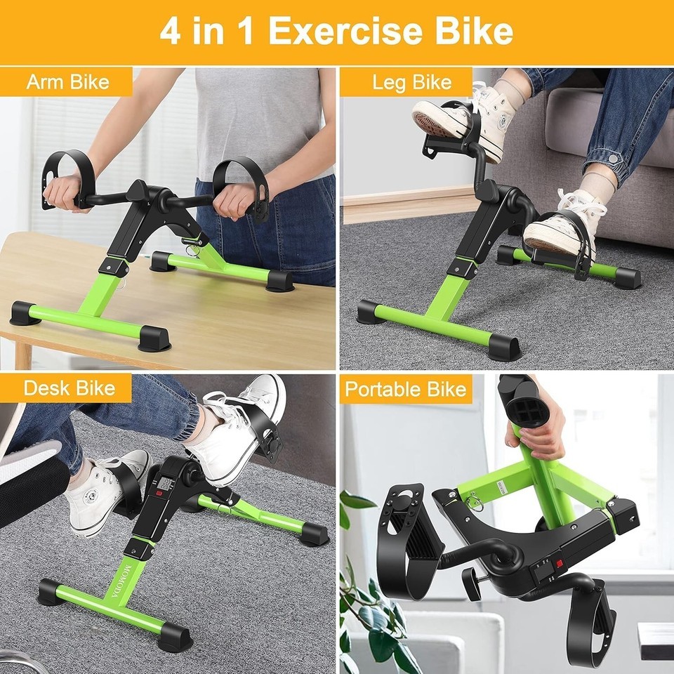 LCD Display Mini Bike Pedal Exerciser – Foldable Home & Office Fitness Solution Item image 5