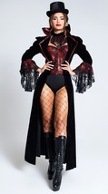 New Roma Lusty Lace Vampire Halloween Costume Sz Medium Msrp $129 Missing Hat - £35.81 GBP