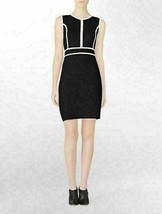 Calvin Klein sleeveless colorblock sweater dress Sz S Black - $54.05