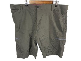 Wrangler Outdoor Performance Zip Cargo Shorts Size 44 Ripstop Mens Stret... - $33.56