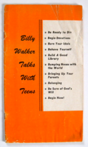 Billy Walker Talks with Teens Booklet  Christianity Youth - £7.72 GBP